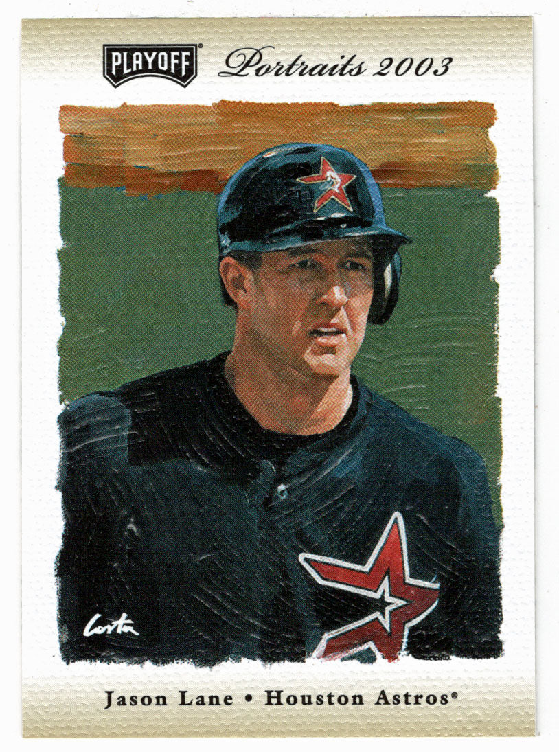 Jason Lane 10/250 - Houston Astros - Beige (MLB Baseball Card) 2003 Playoff Portraits # 97 Mint