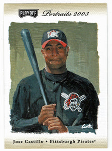 Jose Castillo 239/250 - Pittsburgh Pirates - Beige (MLB Baseball Card) 2003 Playoff Portraits # 133 Mint