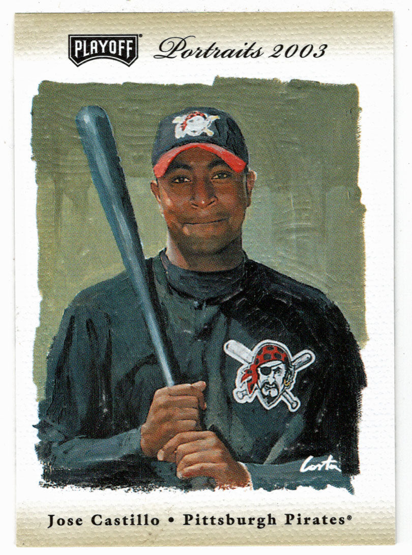 Jose Castillo 239/250 - Pittsburgh Pirates - Beige (MLB Baseball Card) 2003 Playoff Portraits # 133 Mint