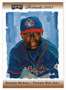 Orlando Hudson 43/100 - Toronto Blue Jays - Bronze (MLB Baseball Card) 2003 Playoff Portraits # 117 Mint
