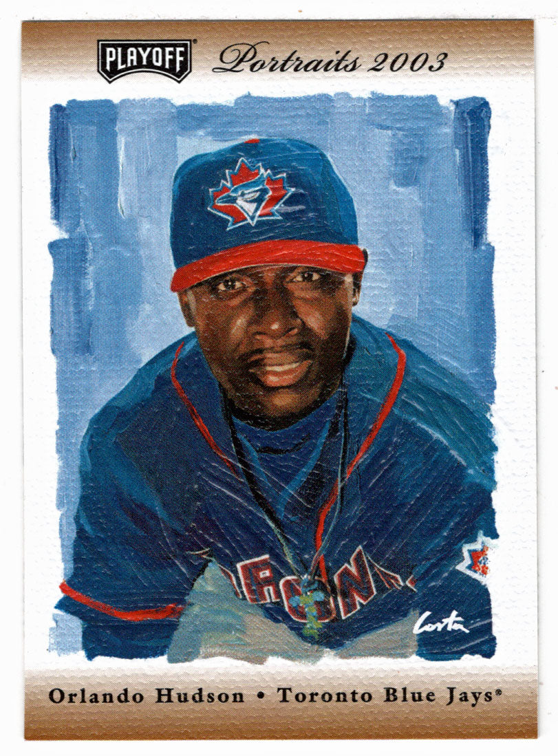 Orlando Hudson 43/100 - Toronto Blue Jays - Bronze (MLB Baseball Card) 2003 Playoff Portraits # 117 Mint