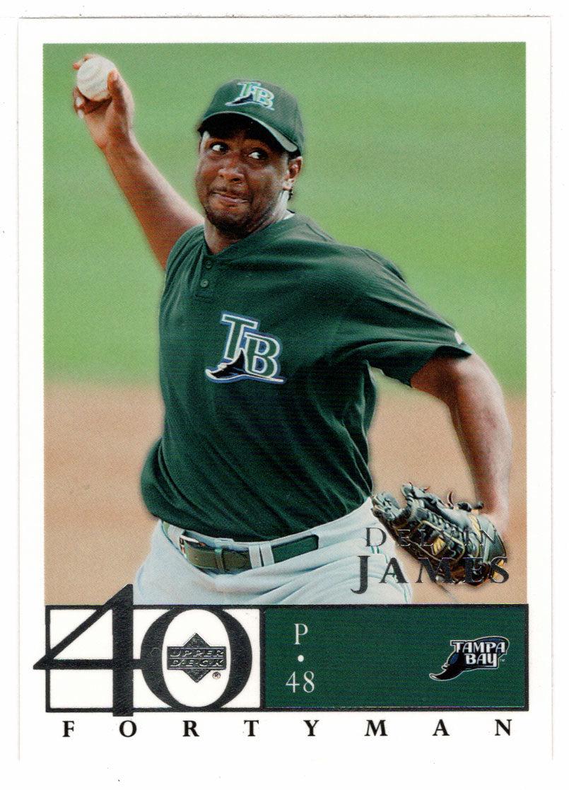 Delvin James - Tampa Bay Devil Rays (MLB Baseball Card) 2003 Upper Deck 40-Man # 98 Mint