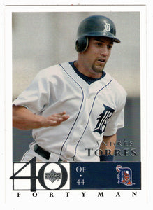 Andres Torres - Detroit Tigers (MLB Baseball Card) 2003 Upper Deck 40-Man # 259 Mint