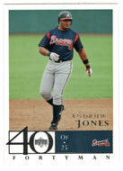 Andruw Jones - Atlanta Braves (MLB Baseball Card) 2003 Upper Deck 40-Man # 398 Mint