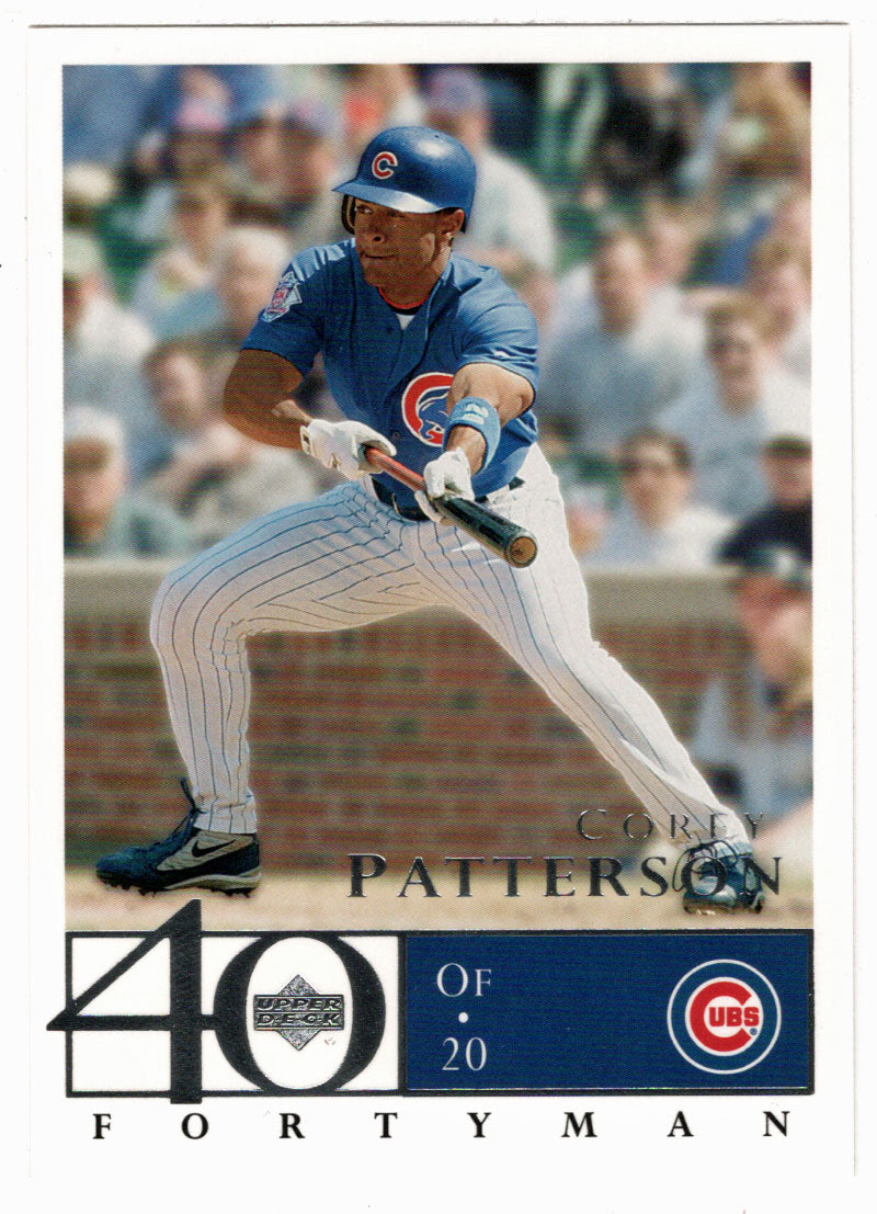 Corey Patterson - Chicago Cubs (MLB Baseball Card) 2003 Upper Deck 40-Man # 477 Mint