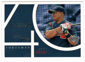 Andruw Jones - Atlanta Braves - UD Top 40 (MLB Baseball Card) 2003 Upper Deck 40-Man # 862 Mint