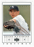 Jason Anderson - New York Yankees - New Releases (MLB Baseball Card) 2003 Upper Deck 40-Man # 879 Mint
