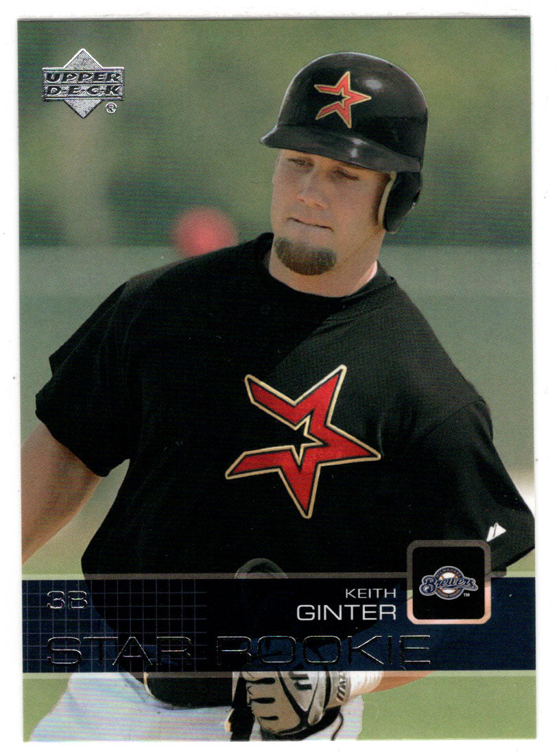 Keith Ginter - Milwaukee Brewers - Star Rookie (MLB Baseball Card) 2003 Upper Deck # 11 Mint