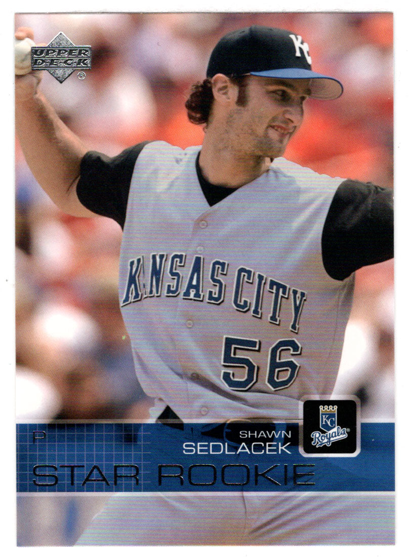 Shawn Sedlacek - Kansas City Royals - Star Rookie (MLB Baseball Card) 2003 Upper Deck # 15 Mint