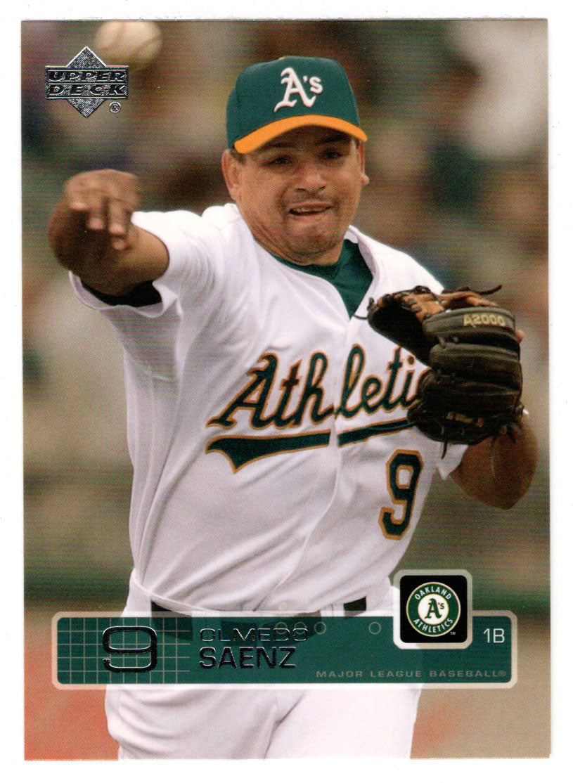 Olmedo Saenz - Oakland Athletics (MLB Baseball Card) 2003 Upper Deck # 42 Mint