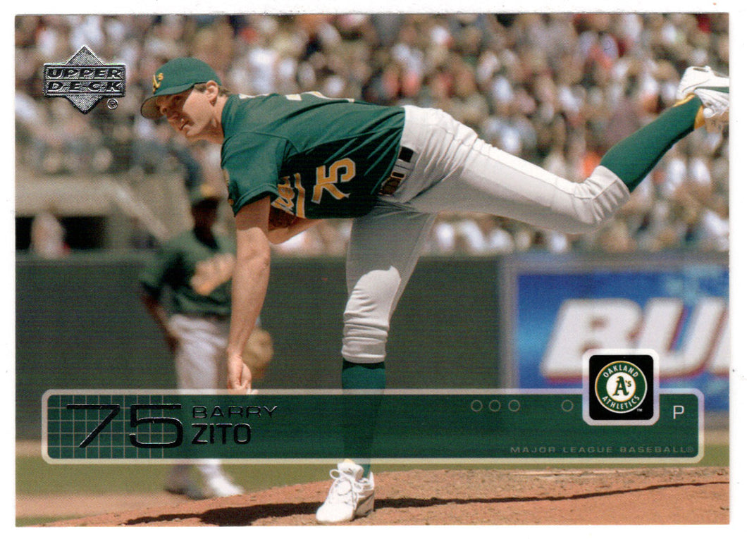 Barry Zito - Oakland Athletics (MLB Baseball Card) 2003 Upper Deck # 44 Mint