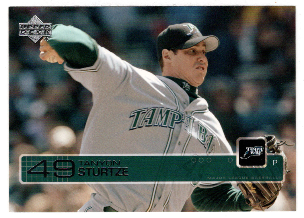 Tanyon Sturtze - Tampa Bay Devil Rays (MLB Baseball Card) 2003 Upper Deck # 59 Mint