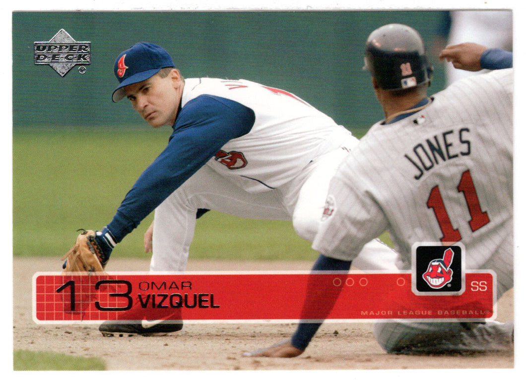Omar Vizquel - Cleveland Indians (MLB Baseball Card) 2003 Upper Deck # 61 Mint