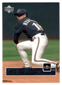 Jose Hernandez - Milwaukee Brewers (MLB Baseball Card) 2003 Upper Deck # 154 Mint