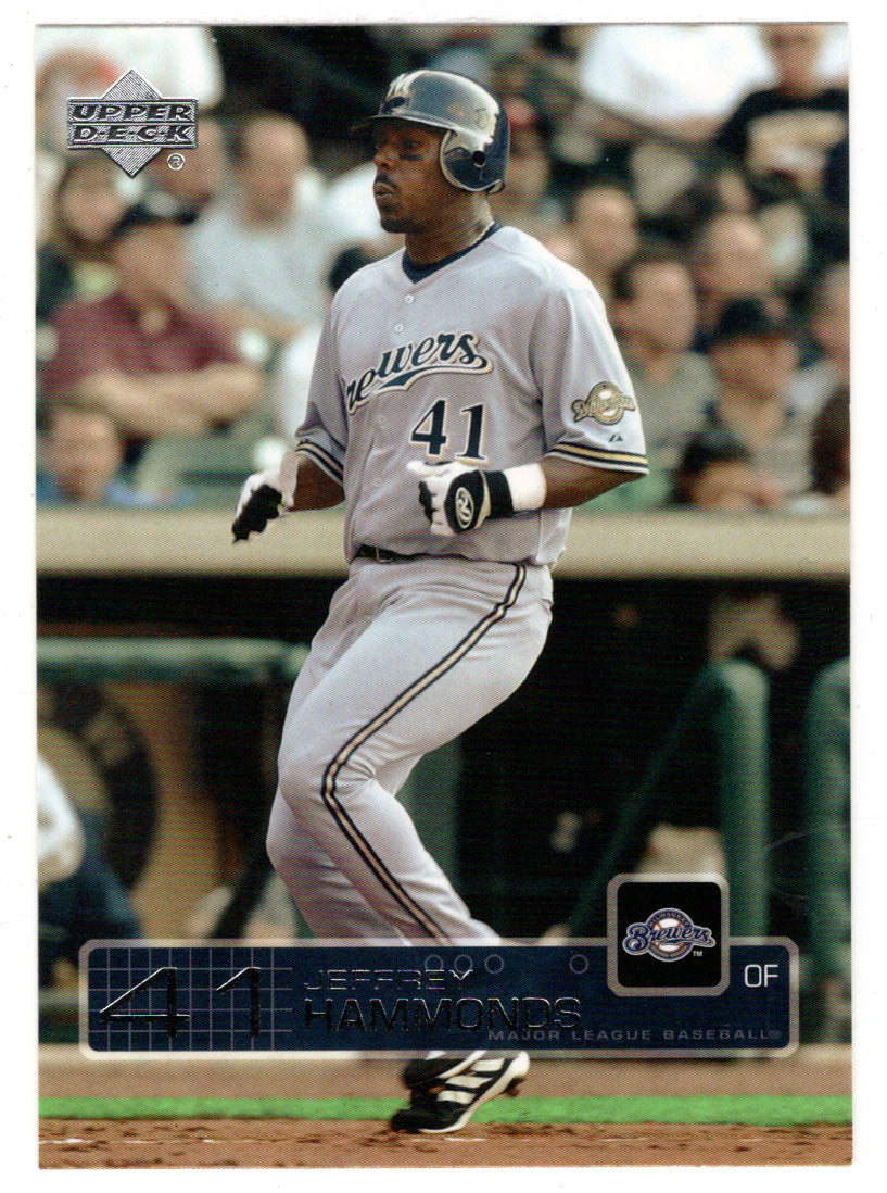 Jeffrey Hammonds - Milwaukee Brewers (MLB Baseball Card) 2003 Upper Deck # 156 Mint