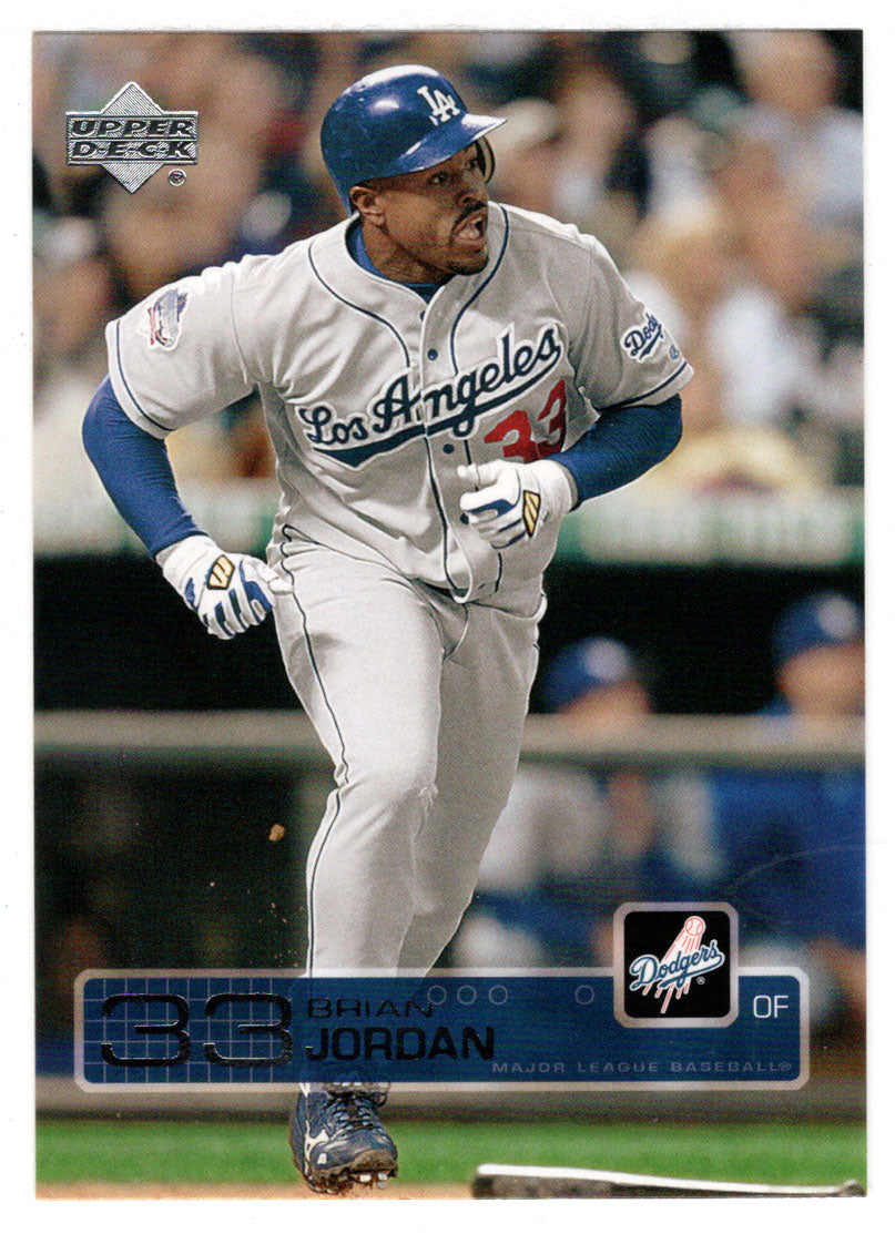 Brian Jordan - Los Angeles Dodgers (MLB Baseball Card) 2003 Upper Deck # 185 Mint