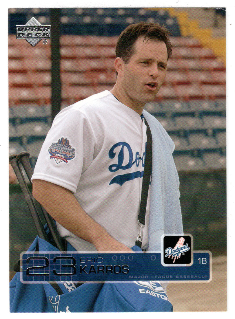 Eric Karros - Los Angeles Dodgers (MLB Baseball Card) 2003 Upper Deck # 186 Mint