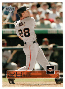 David Bell - San Francisco Giants (MLB Baseball Card) 2003 Upper Deck # 201 Mint