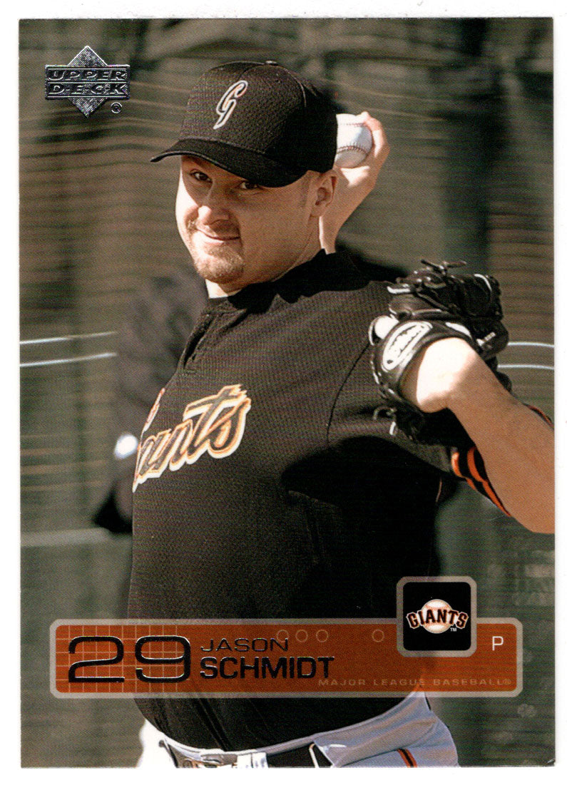 Jason Schmidt - San Francisco Giants (MLB Baseball Card) 2003 Upper Deck # 205 Mint
