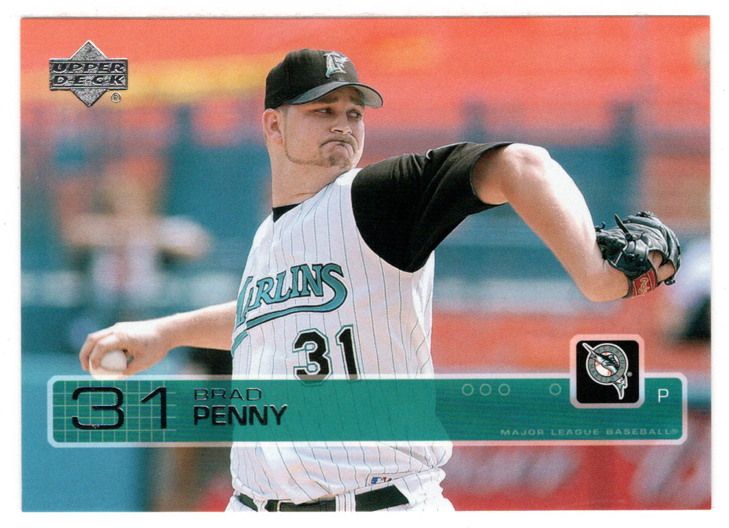 Brad Penny - Florida Marlins (MLB Baseball Card) 2003 Upper Deck # 214 Mint