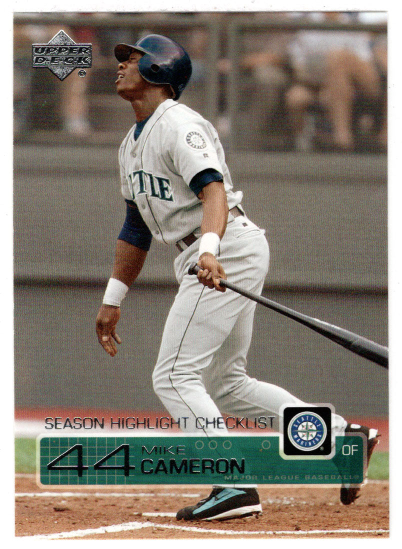 Mike Cameron - Seattle Mariners - Season Highlight - Checklist: 85-112 (MLB Baseball Card) 2003 Upper Deck # 264 Mint