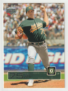 Barry Zito - Oakland Athletics - Season Highlight - Checklist: 411-438 (MLB Baseball Card) 2003 Upper Deck # 536 Mint