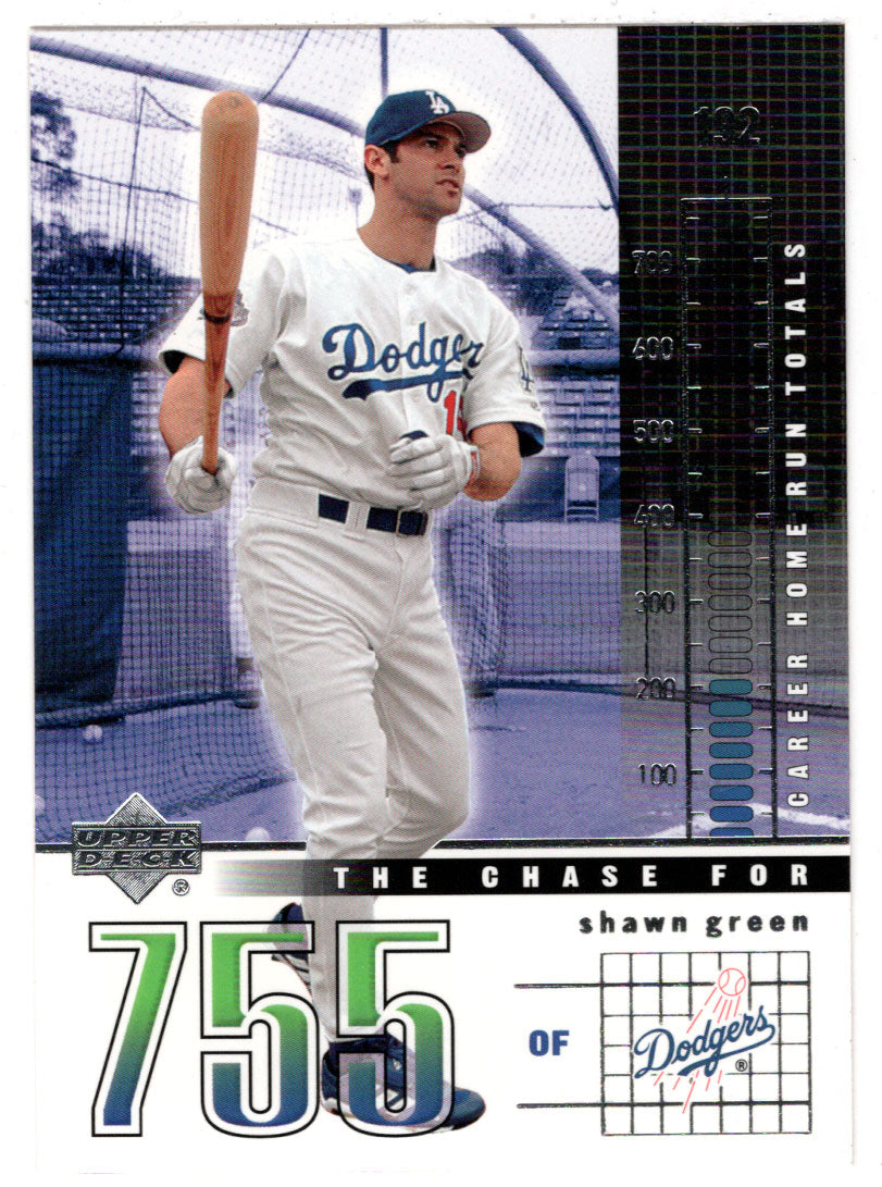 Shawn Green - Los Angeles Dodgers - Chase for 755 (MLB Baseball Card) 2003 Upper Deck # C10 Mint