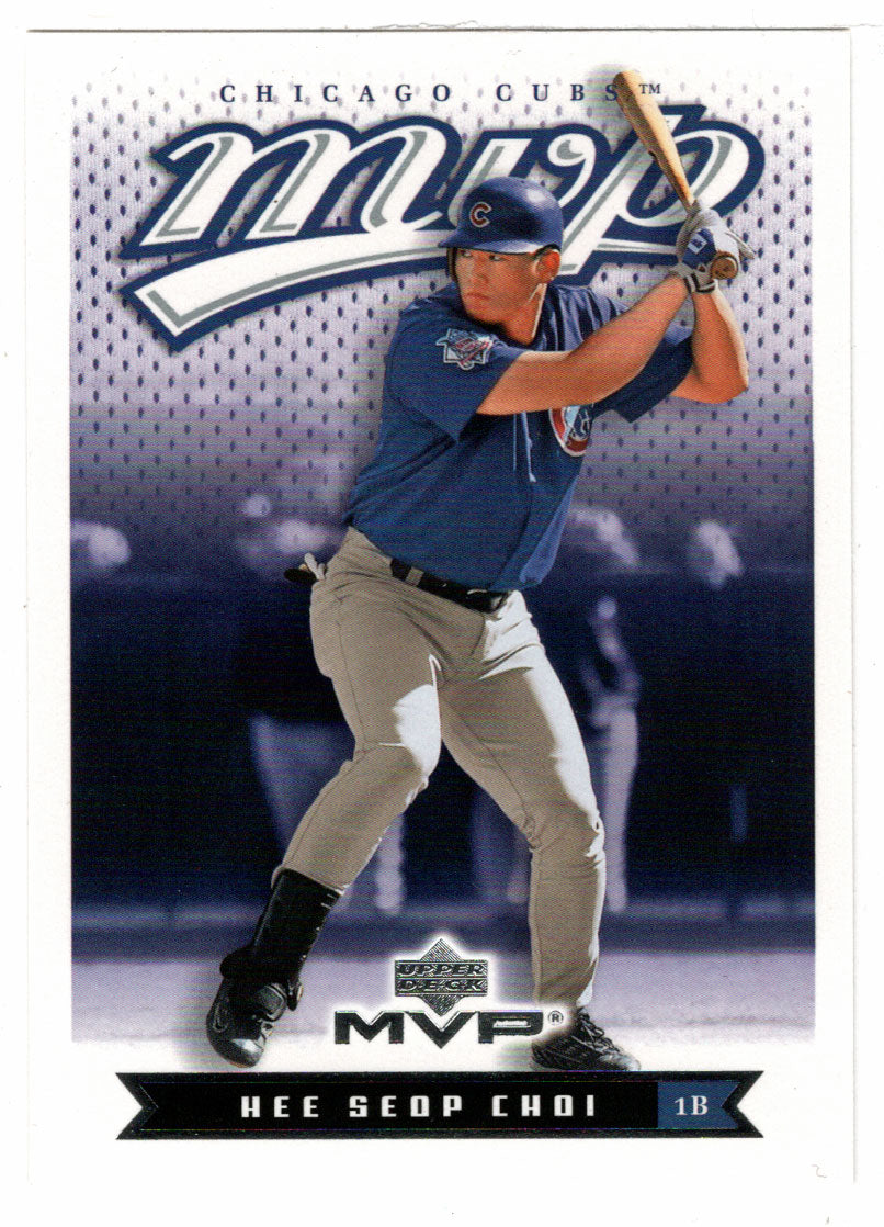 Hee Seop Choi - Chicago Cubs (MLB Baseball Card) 2003 Upper Deck MVP # 42 Mint