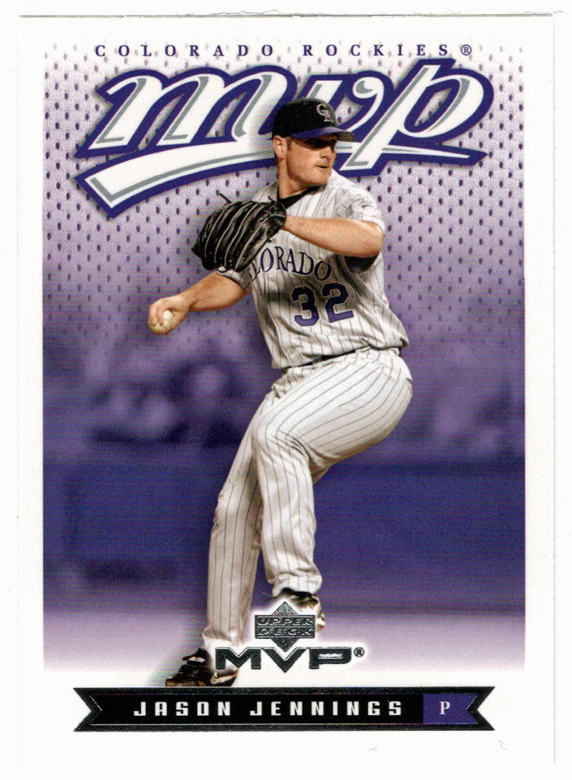 Jason Jennings - Colorado Rockies (MLB Baseball Card) 2003 Upper Deck MVP # 70 Mint