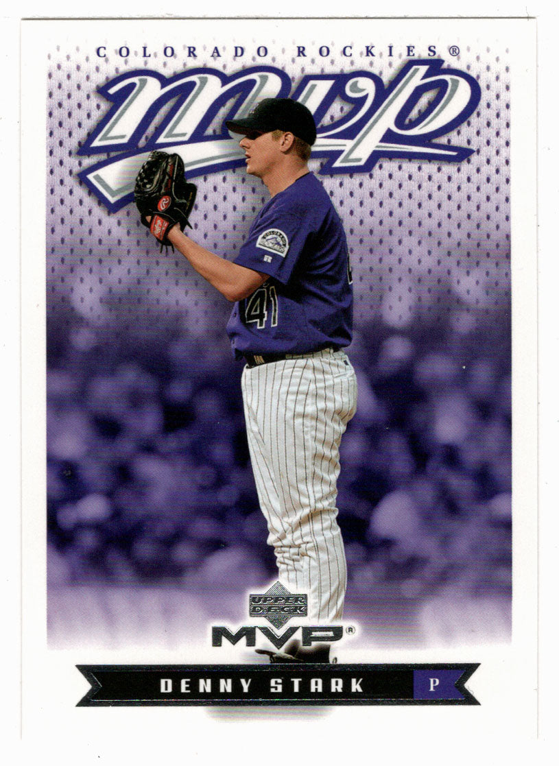 Denny Stark - Colorado Rockies (MLB Baseball Card) 2003 Upper Deck MVP # 71 Mint