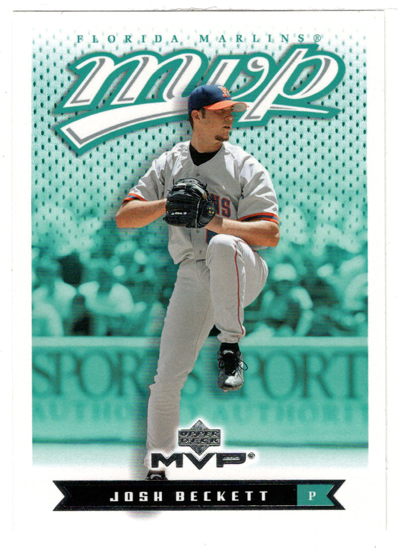 Josh Beckett - Florida Marlins (MLB Baseball Card) 2003 Upper Deck MVP # 84 Mint