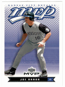 Joe Randa - Kansas City Royals (MLB Baseball Card) 2003 Upper Deck MVP # 97 Mint