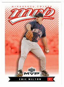 Eric Milton - Minnesota Twins (MLB Baseball Card) 2003 Upper Deck MVP # 113 Mint