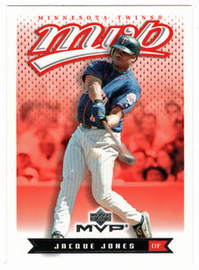 Jacque Jones - Minnesota Twins (MLB Baseball Card) 2003 Upper Deck MVP # 117 Mint