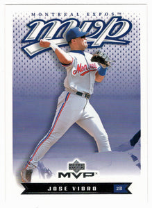 Jose Vidro - Montreal Expos (MLB Baseball Card) 2003 Upper Deck MVP # 123 Mint