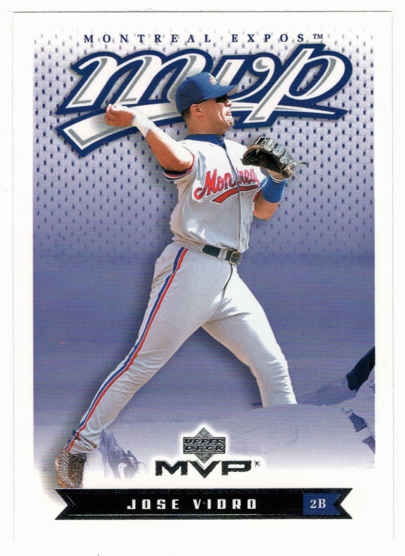 Jose Vidro - Montreal Expos (MLB Baseball Card) 2003 Upper Deck MVP # 123 Mint