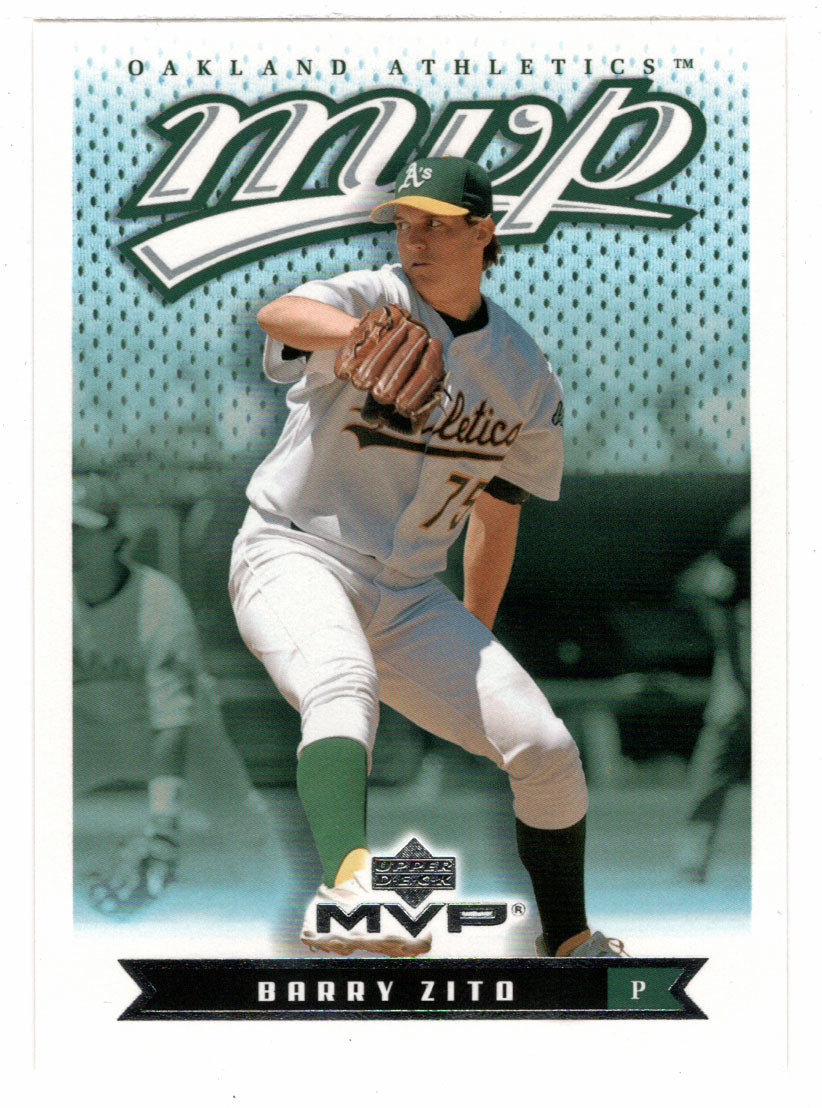 Barry Zito - Oakland Athletics (MLB Baseball Card) 2003 Upper Deck MVP # 147 Mint