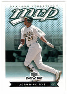 Jermaine Dye - Oakland Athletics (MLB Baseball Card) 2003 Upper Deck MVP # 149 Mint