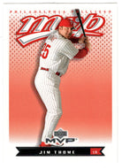 Jim Thome - Philadelphia Phillies (MLB Baseball Card) 2003 Upper Deck MVP # 154 Mint