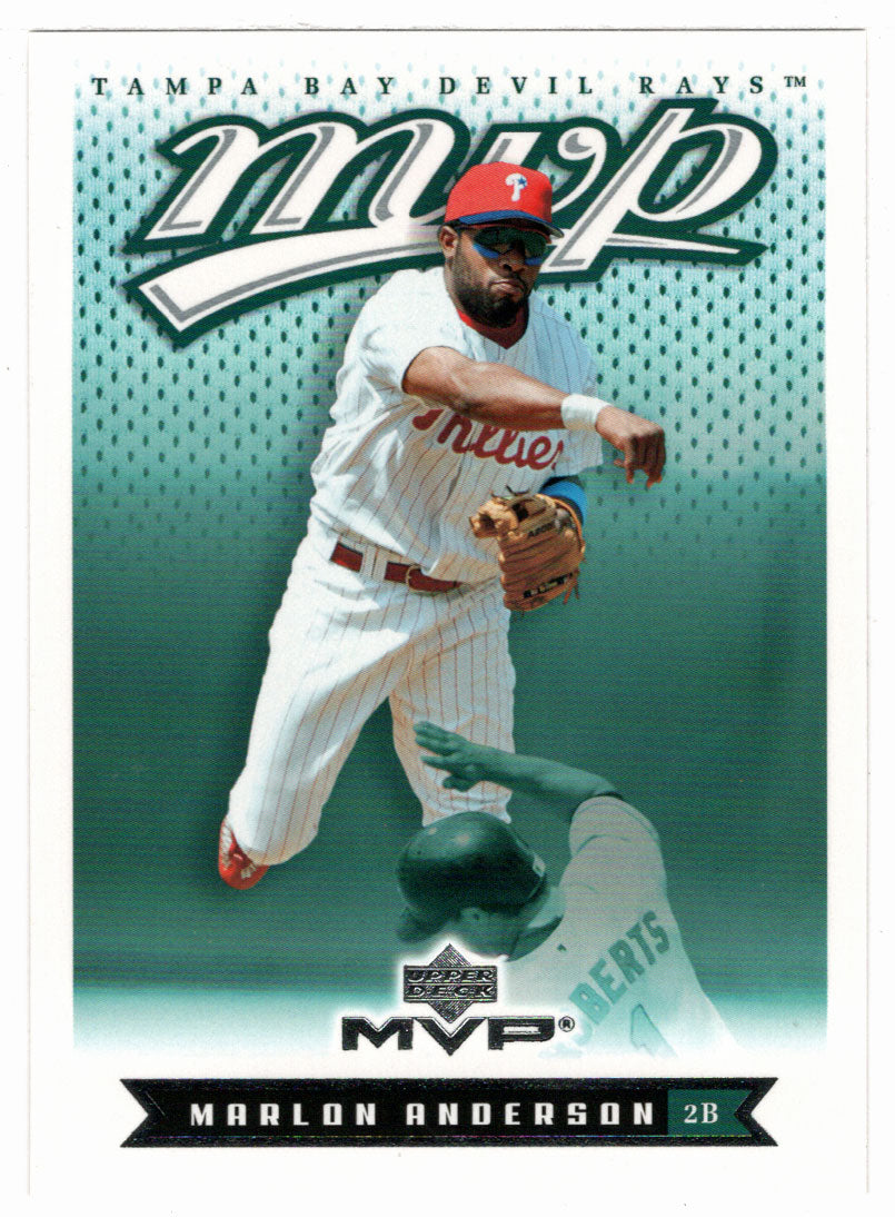 Marlon Anderson - Tampa Bay Devil Rays (MLB Baseball Card) 2003 Upper Deck MVP # 155 Mint