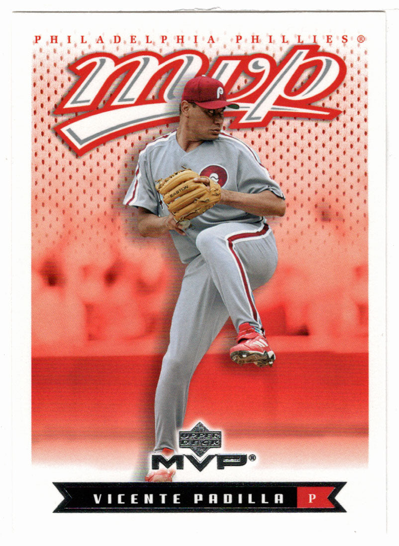 Vicente Padilla - Philadelphia Phillies (MLB Baseball Card) 2003 Upper Deck MVP # 156 Mint