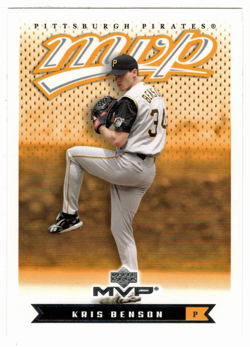 Kris Benson - Pittsburgh Pirates (MLB Baseball Card) 2003 Upper Deck MVP # 166 Mint