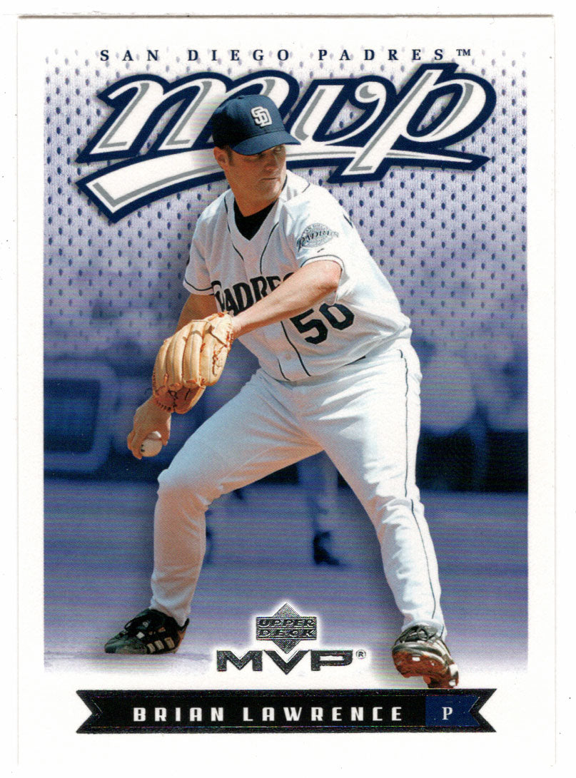 Brian Lawrence - San Diego Padres (MLB Baseball Card) 2003 Upper Deck MVP # 168 Mint