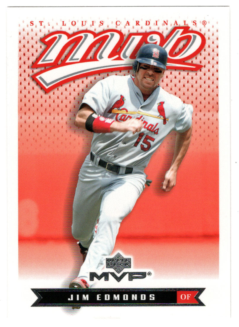 Jim Edmonds - St. Louis Cardinals (MLB Baseball Card) 2003 Upper Deck MVP # 194 Mint
