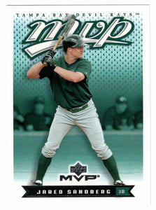 Jared Sandberg - Tampa Bay Devil Rays (MLB Baseball Card) 2003 Upper Deck MVP # 202 Mint