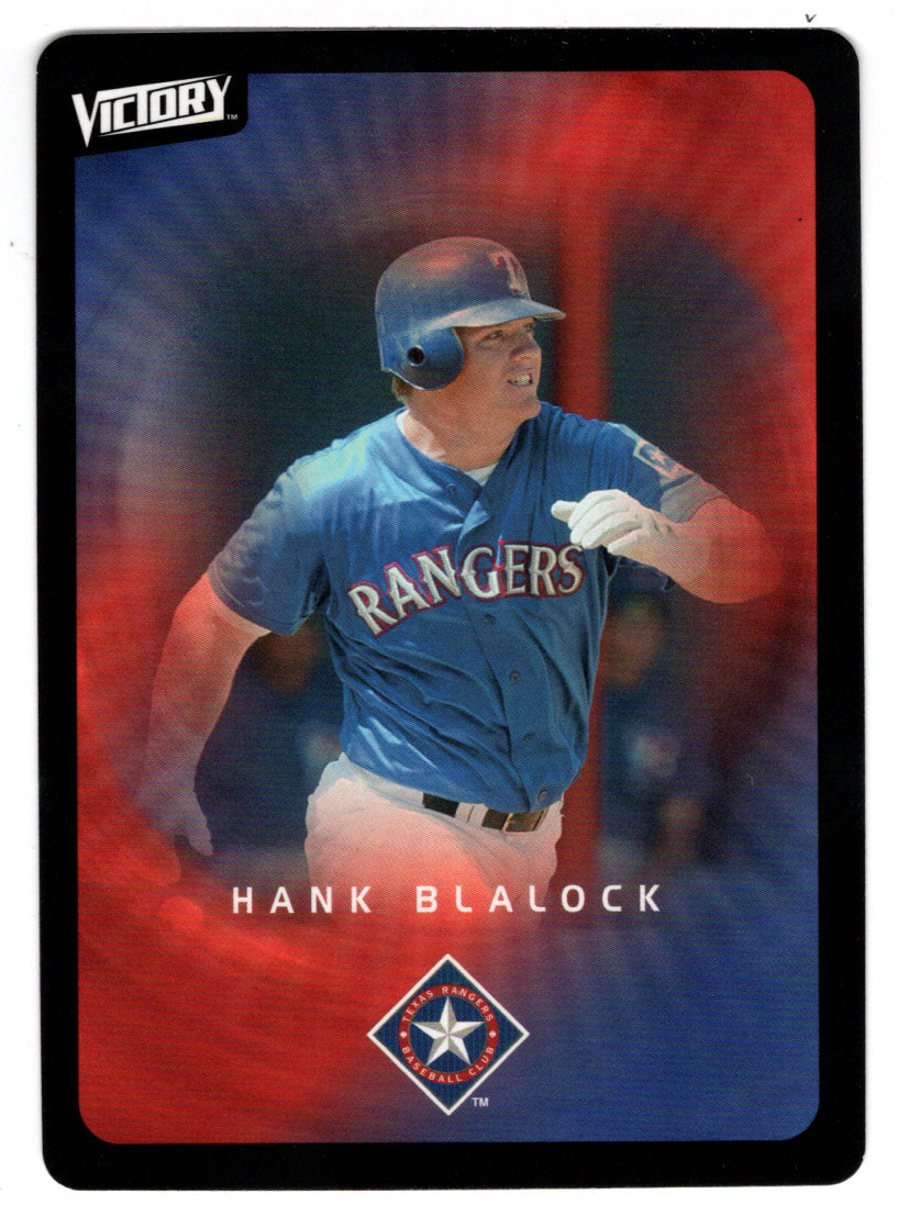 Hank Blalock - Texas Rangers (MLB Baseball Card) 2003 Upper Deck Victory # 96 Mint