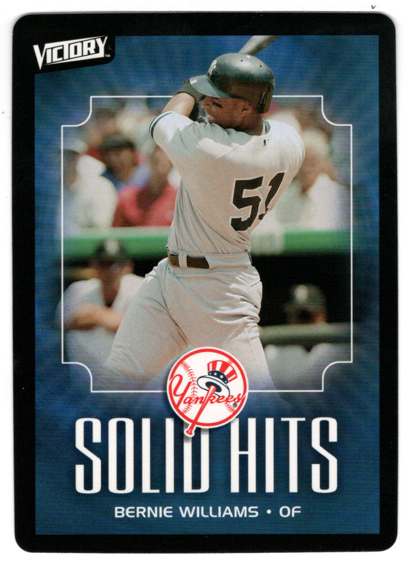 Bernie Williams - New York Yankees - Solid Hits (MLB Baseball Card) 2003 Upper Deck Victory # 105 Mint