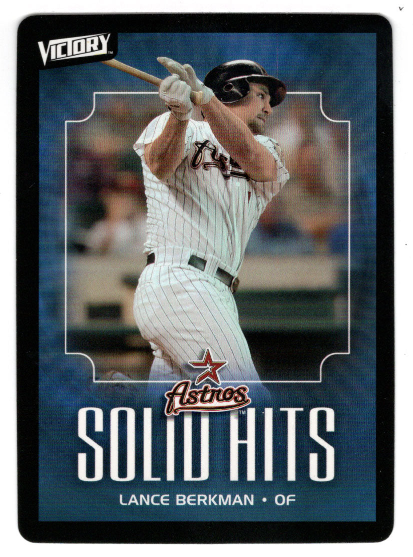 Lance Berkman - Houston Astros - Solid Hits (MLB Baseball Card) 2003 Upper Deck Victory # 118 Mint