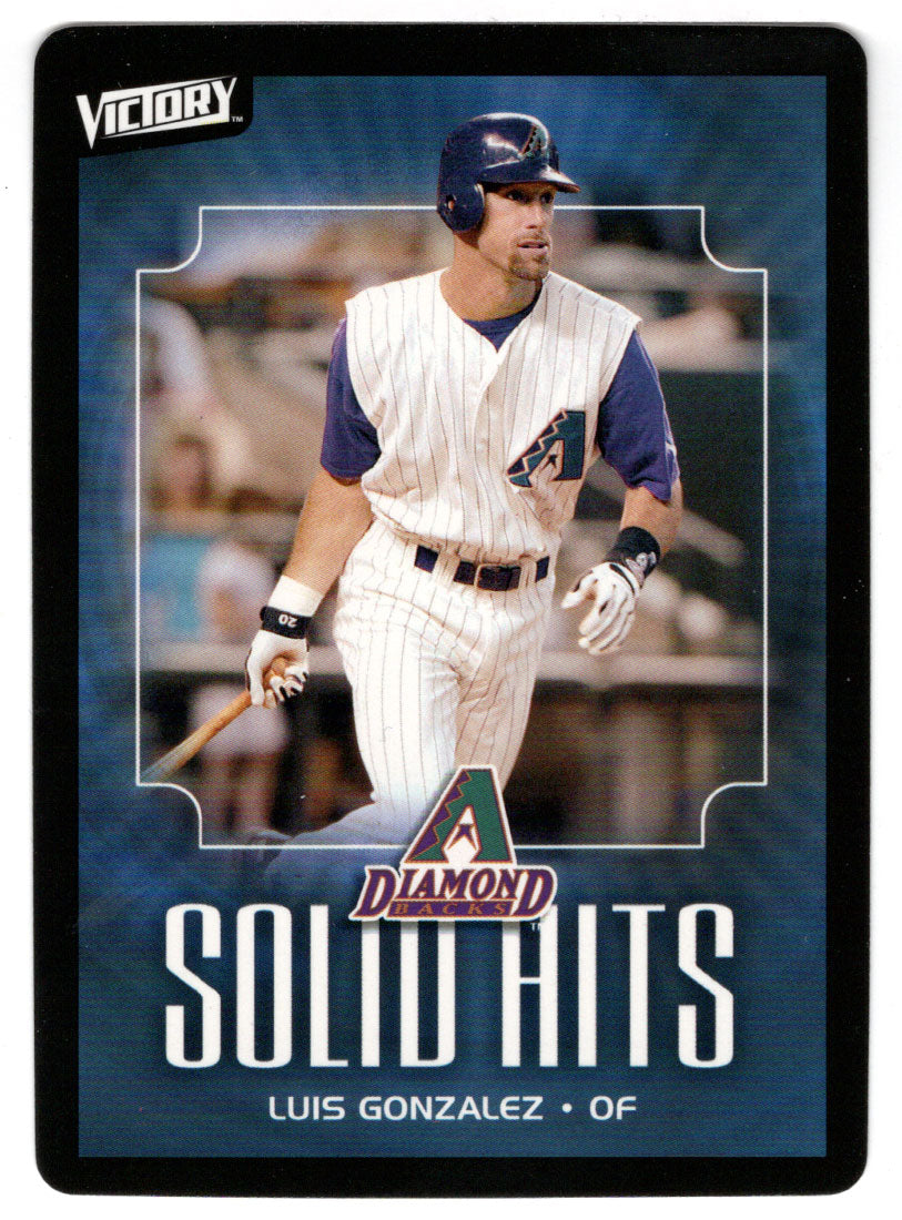 Luis Gonzalez - Arizona Diamondbacks - Solid Hits (MLB Baseball Card) 2003 Upper Deck Victory # 119 Mint