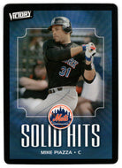 Mike Piazza - New York Mets - Solid Hits (MLB Baseball Card) 2003 Upper Deck Victory # 121 Mint